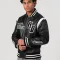Welcome To New York Online Exclusive All Leather Letterman Jacket