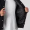 Black Wool & Genuine Leather Varsity Letterman Jacket