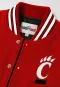 Cincinnati Bearcats Scarlet Wool & White Leather Varsity Jacket