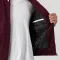 Maroon Wool Body & White Leather Sleeves Letterman Jacket With Zipper