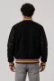 LSU Tigers Black Wool & Black Leather Varsity Jacket