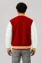 Maryland Terrapins Scarlet Wool & White Leather Varsity Jacket