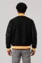 Arizona State Sun Devils Black Wool & Black Leather Varsity Jacket