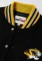 Missouri Tigers Black Wool & Black Leather Varsity Jacket