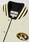 Missouri Tigers Off-White Wool & Black Leather Varsity Jacket